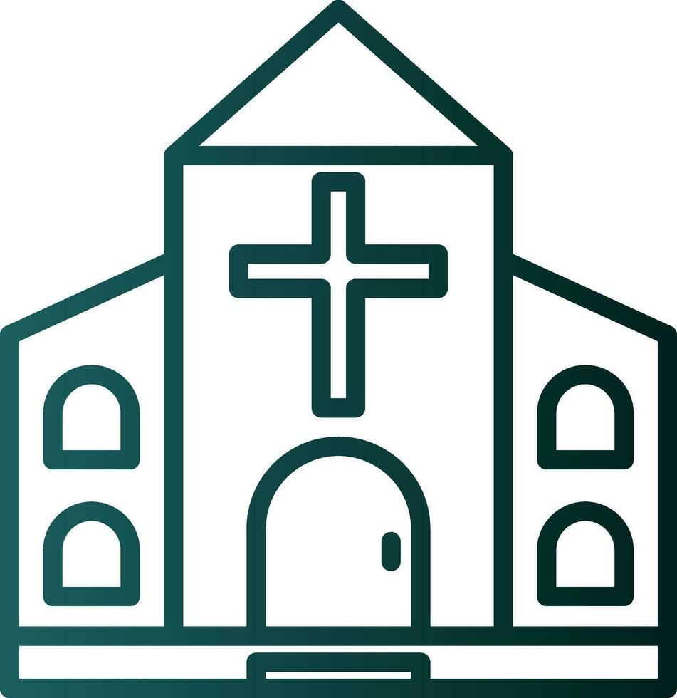 Church Vector Icon Design