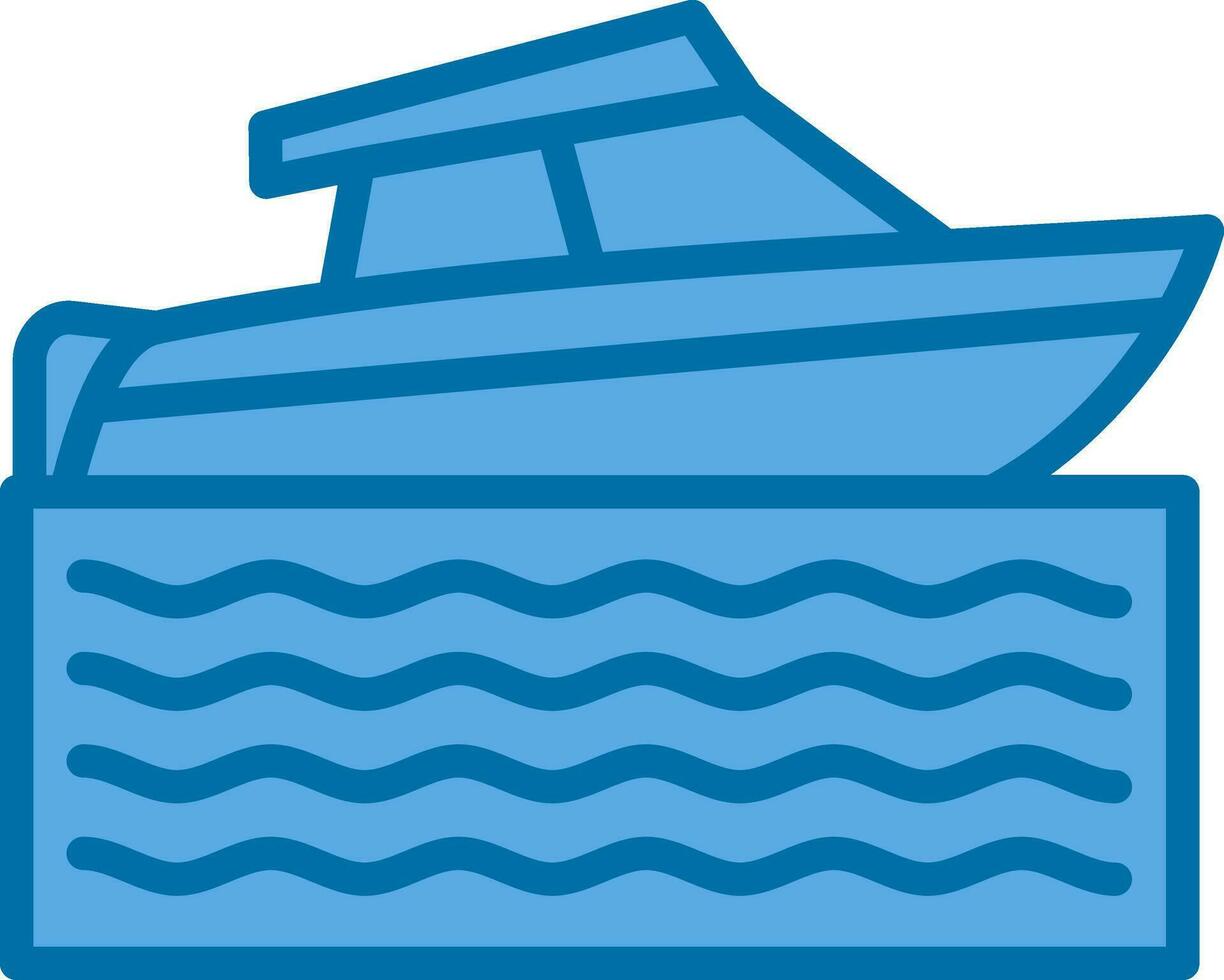 Speed boat Vector Icon Design