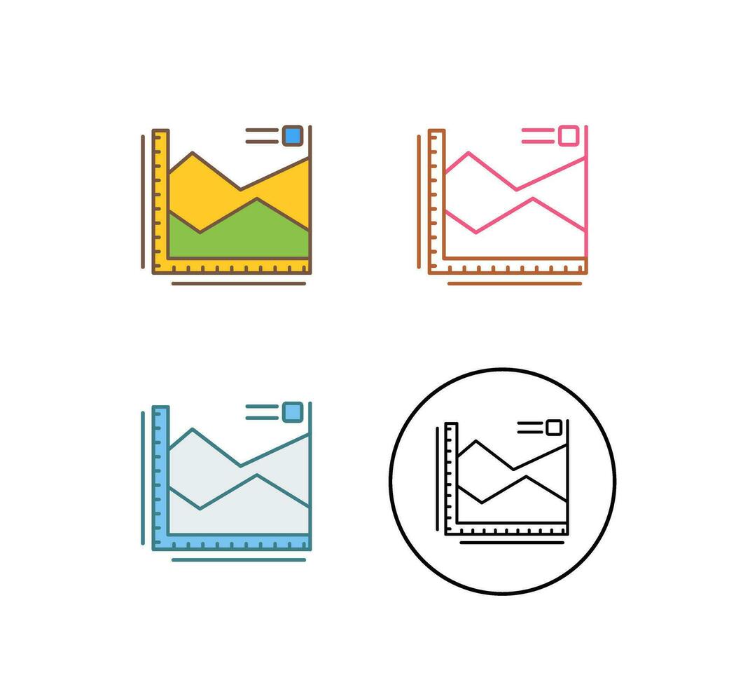 Spline Chart Vector Icon