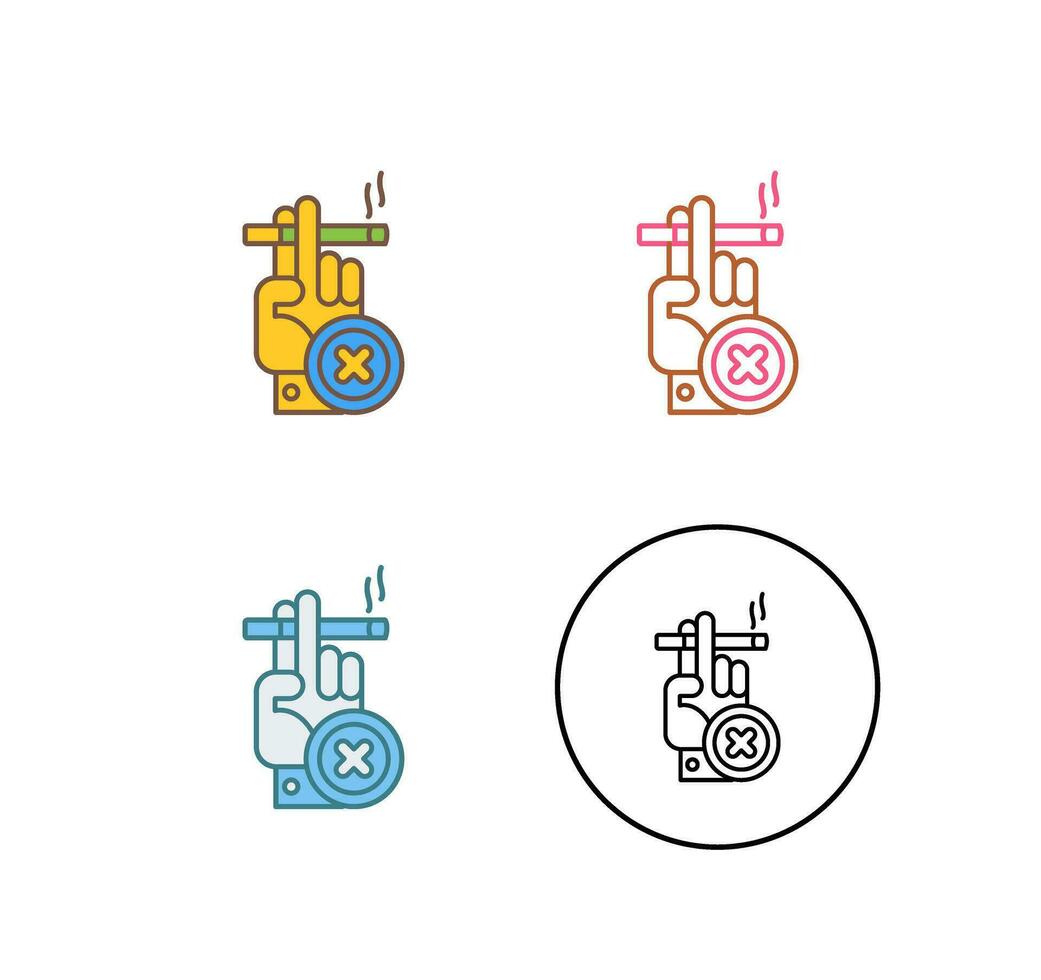 Quit Smoking Vector Icon
