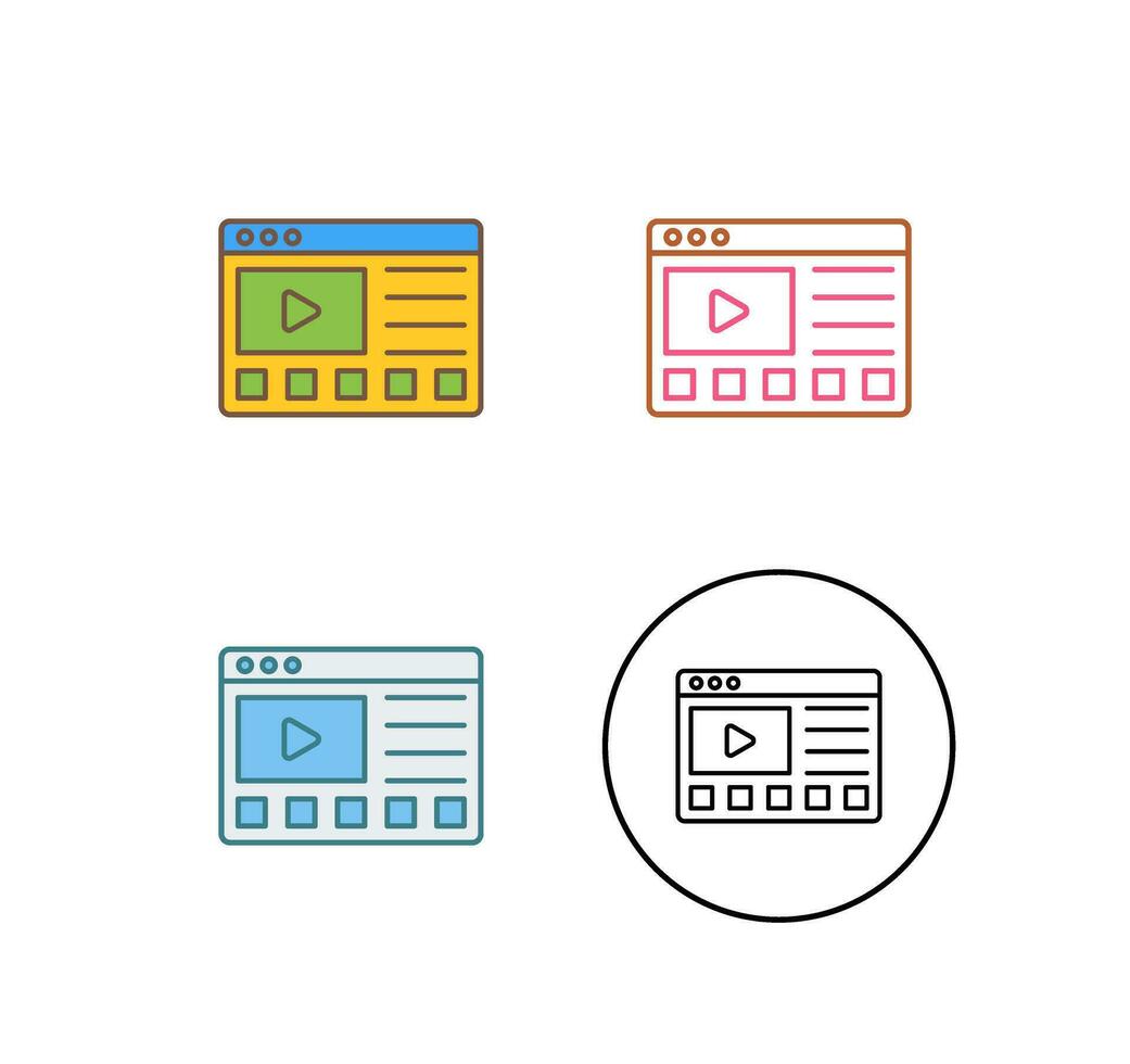 Online Tutorials Vector Icon