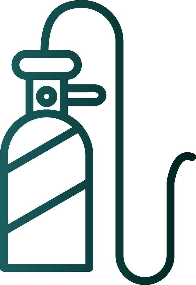 Oxygen tank Vector Icon Design