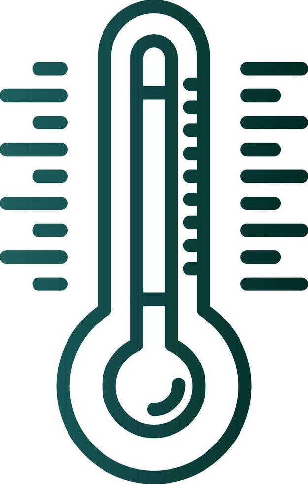 Thermometer Vector Icon Design