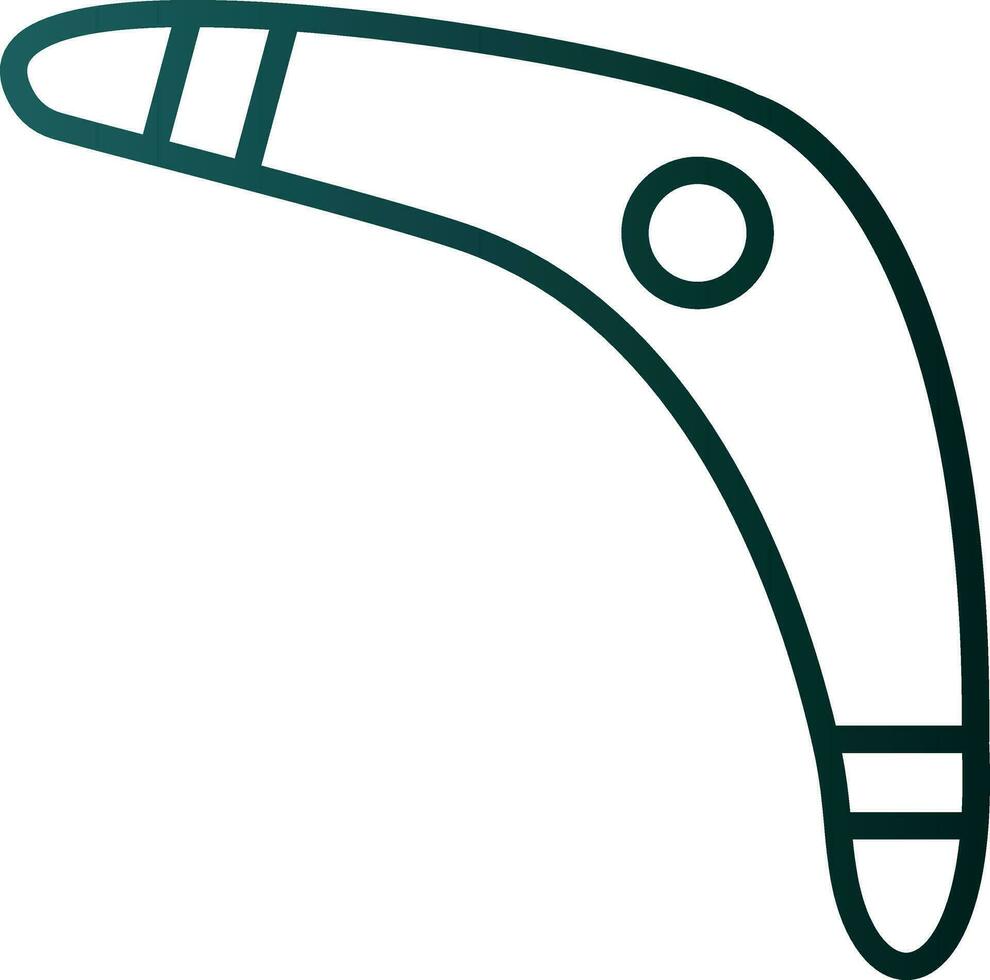 Boomerang Vector Icon Design
