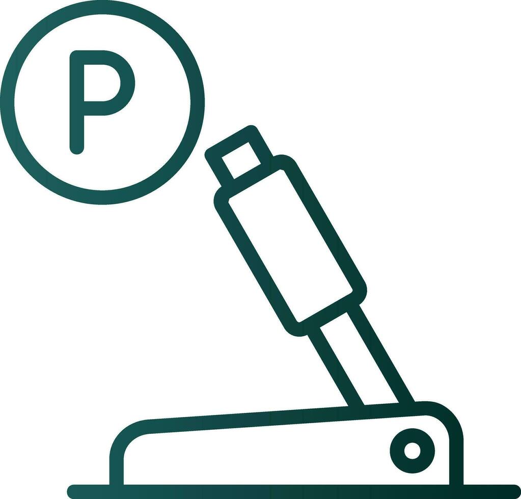 Parking brake Vector Icon Design