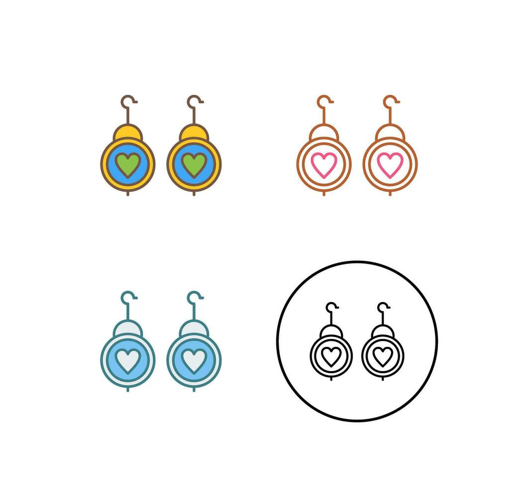 Earrings Vector Icon