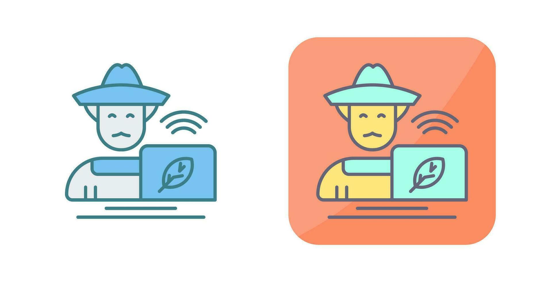 Farmer Vector Icon