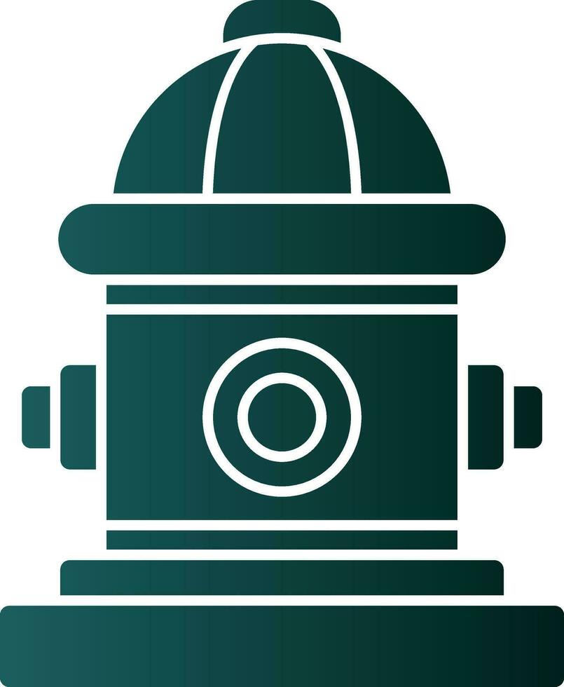Fire hydrant Vector Icon Design