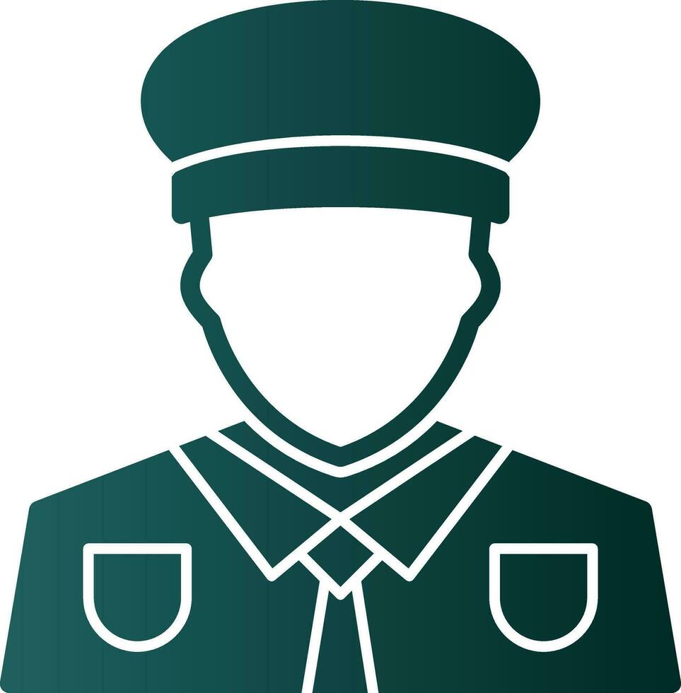 Captain Vector Icon Design