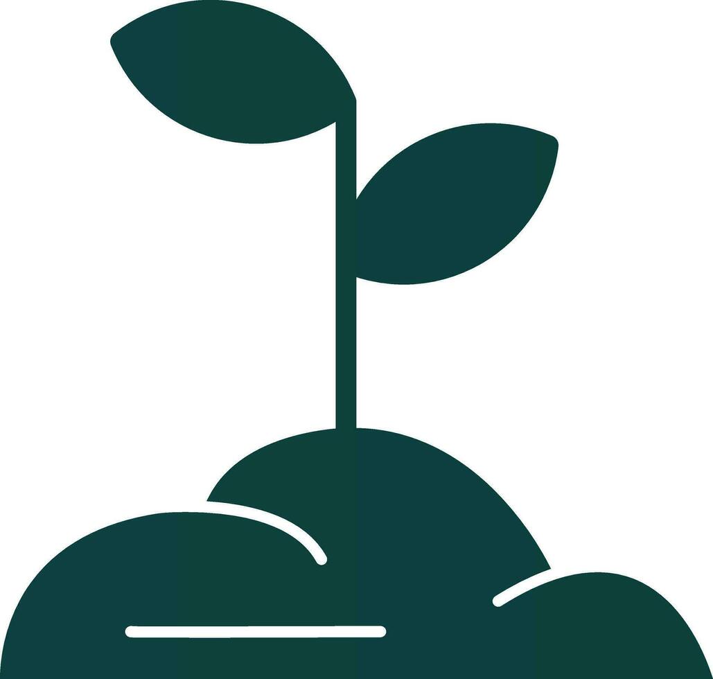 Sprouts Vector Icon Design