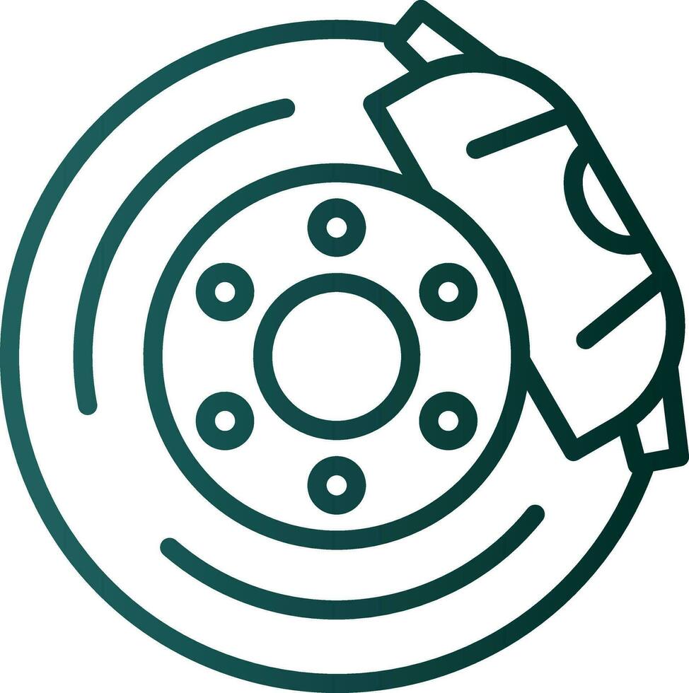 Brake disc Vector Icon Design