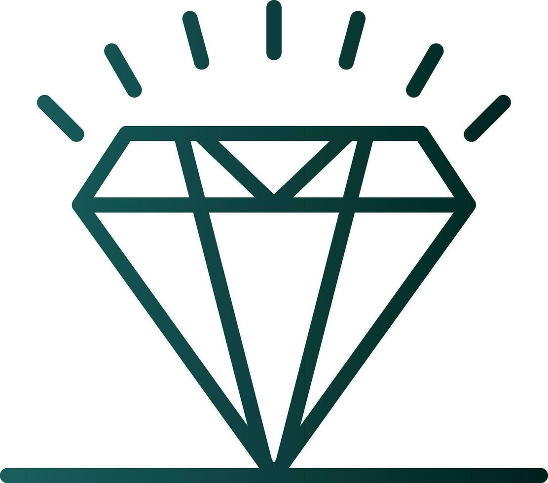 Diamond Vector Icon Design