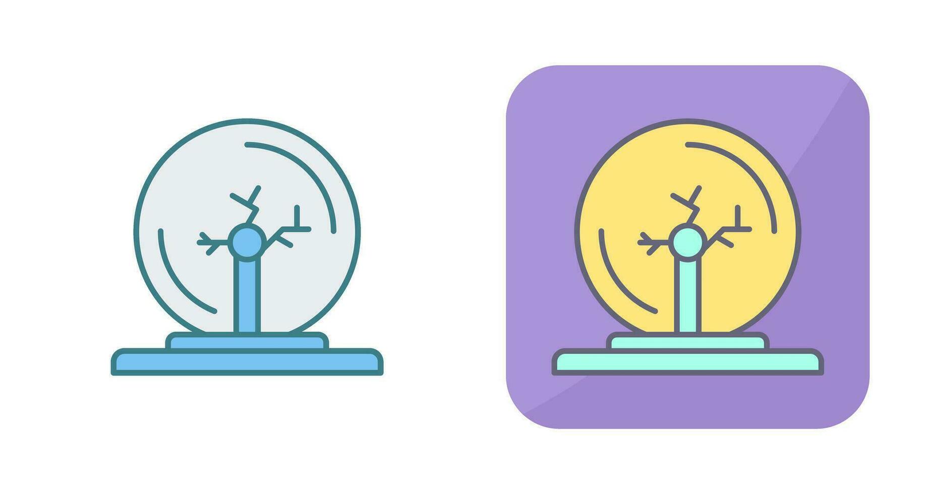 icono de vector de bola de plasma