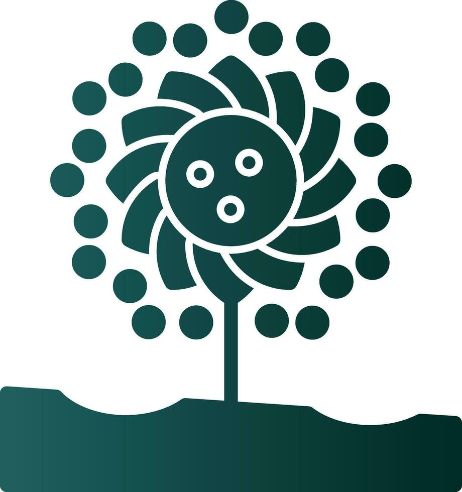 Pollen Vector Icon Design