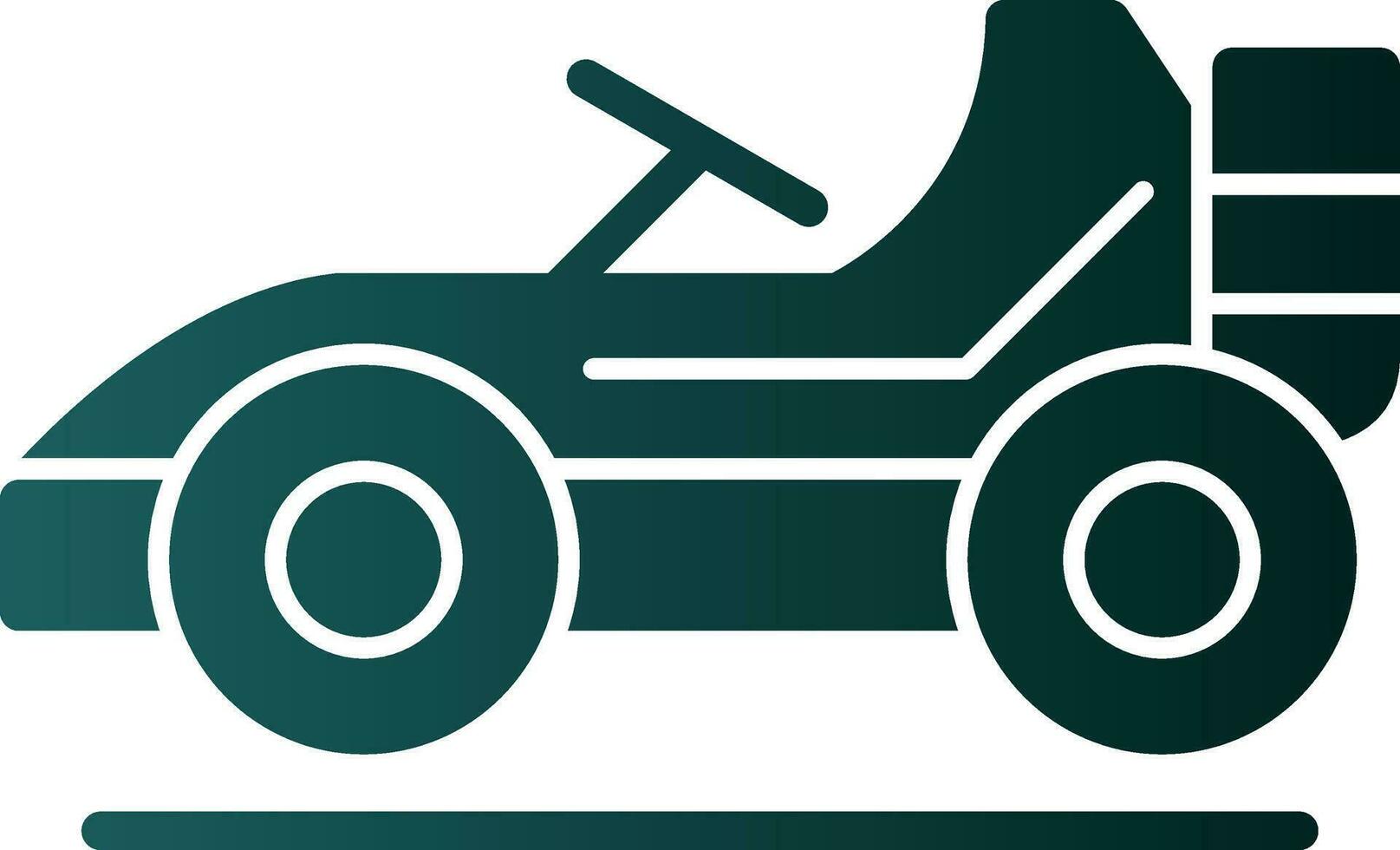 Go kart Vector Icon Design