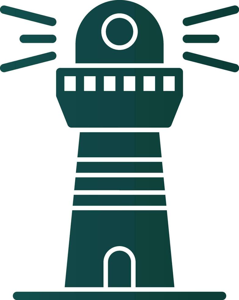 Lighthouse Vector Icon Design