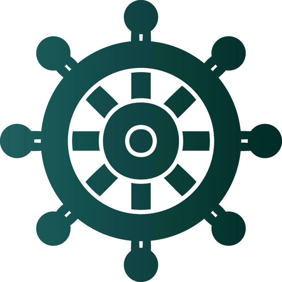 Rudder Vector Icon Design