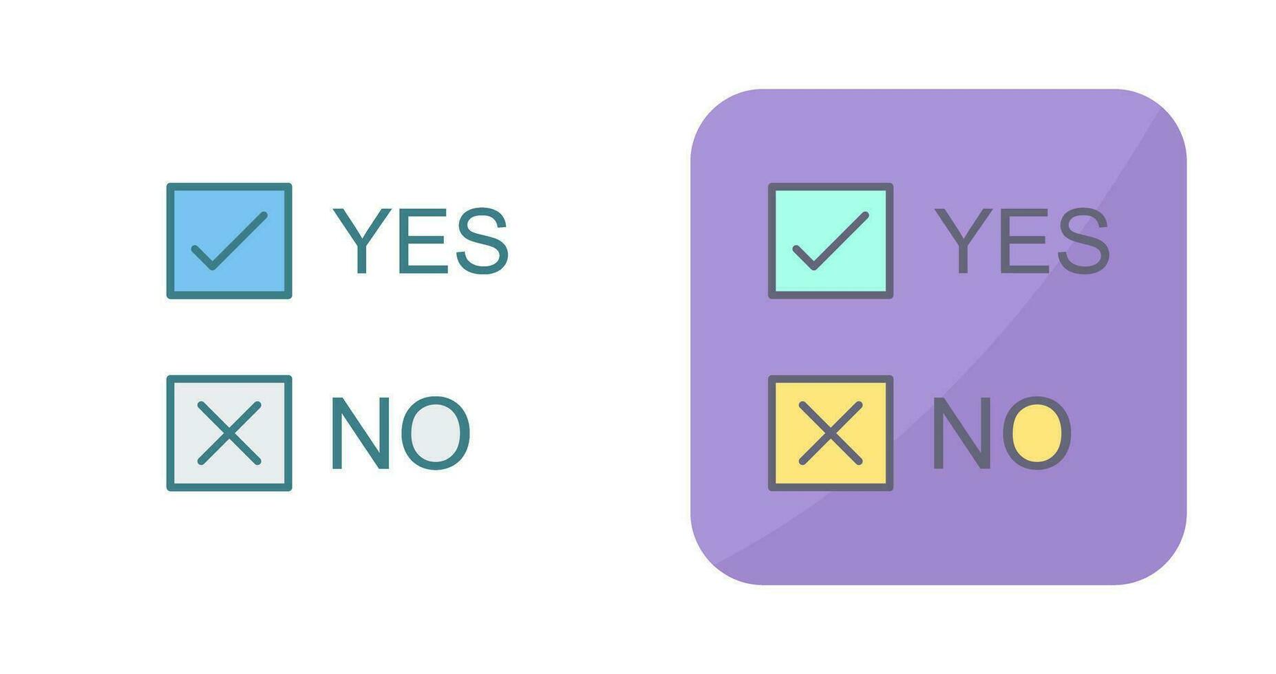 Yes No Option Vector Icon 25169681 Vector Art at Vecteezy