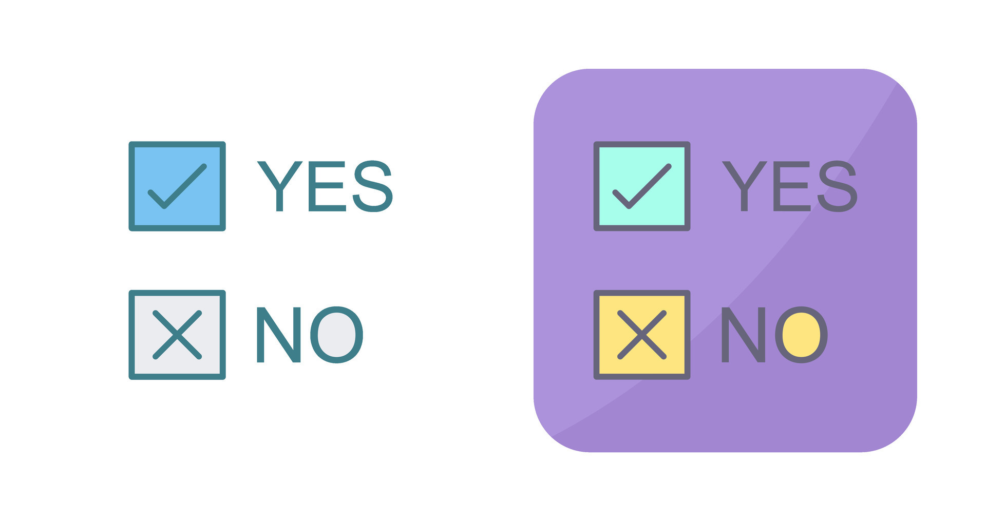 Yes No Option Vector Icon 25169681 Vector Art at Vecteezy
