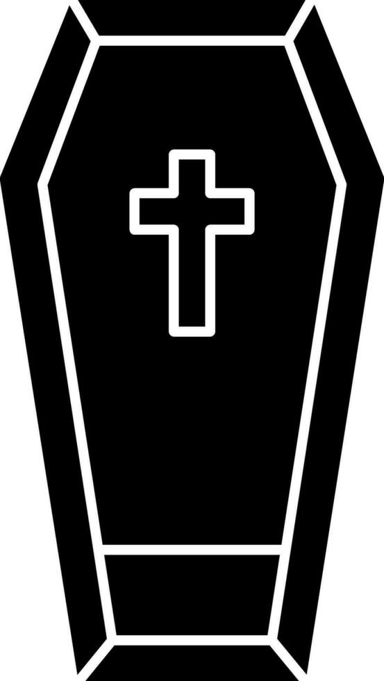 Coffin Vector Icon Design