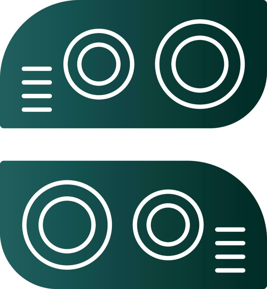 Car light Vector Icon Design