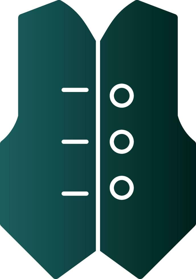 Waistcoat Vector Icon Design