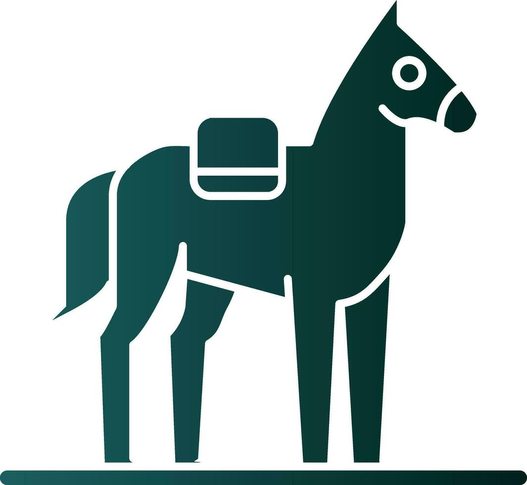 diseño de icono de vector de caballo