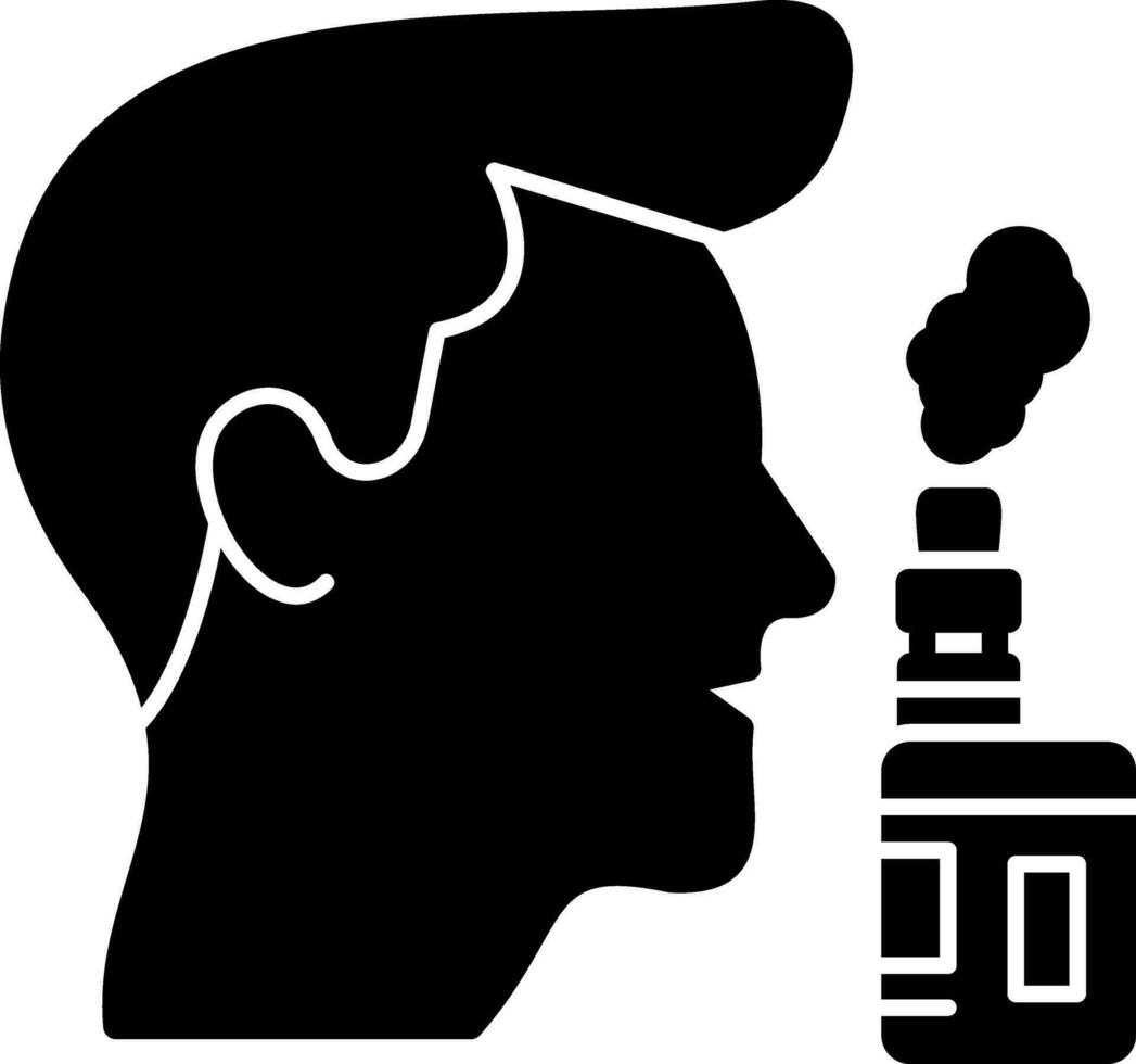 Vaper Vector Icon Design