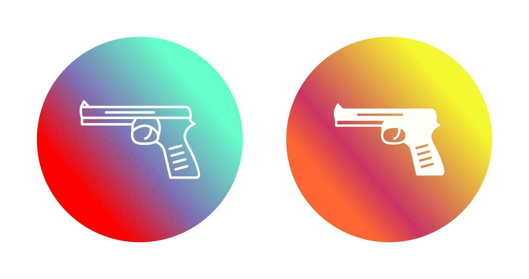 Unique Pistol Vector Icon