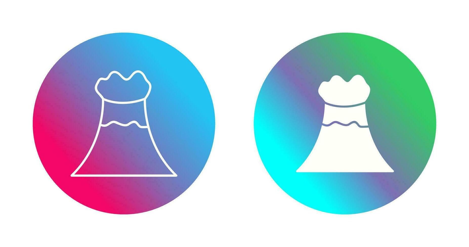 Volcano Vector Icon