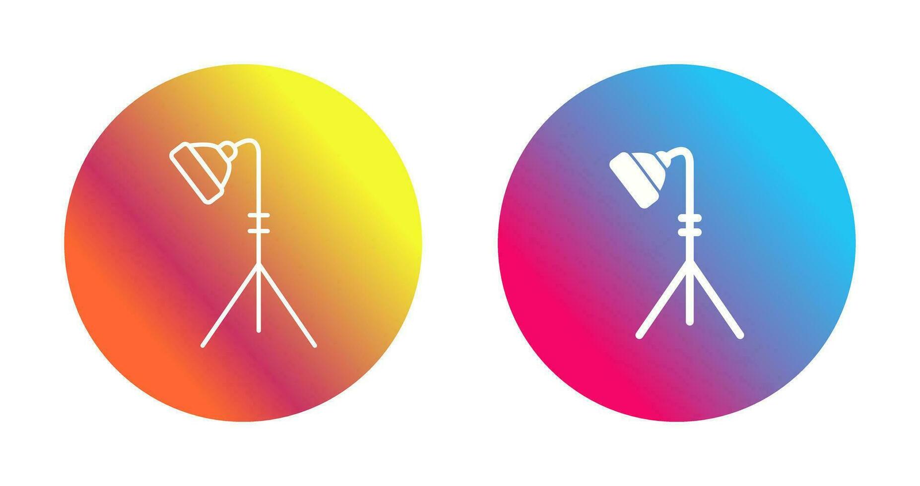Unique Light Stand Vector Icon