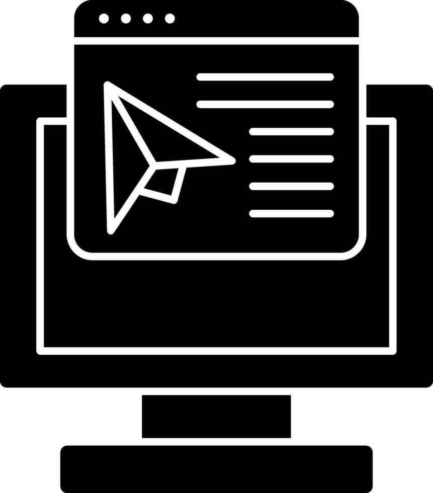 Landing page Vector Icon Design
