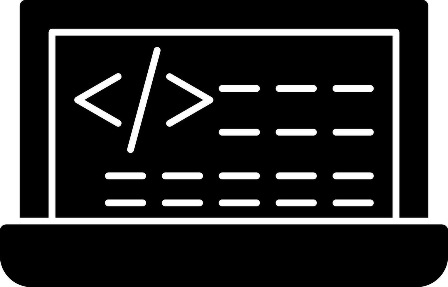 Coding Vector Icon Design