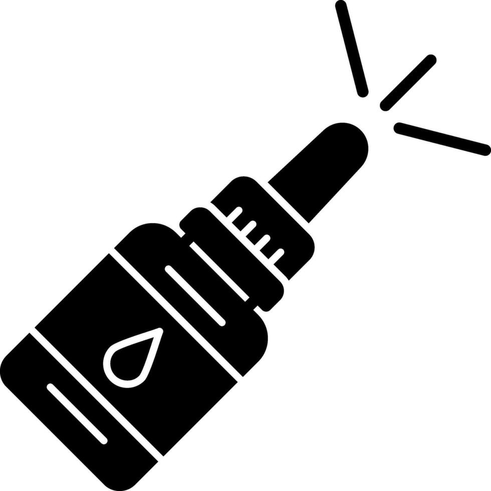 diseño de icono de vector de aerosol nasal