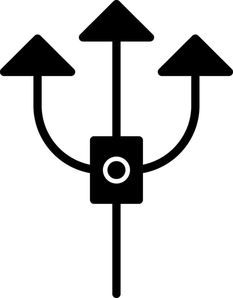 Trident Vector Icon Design