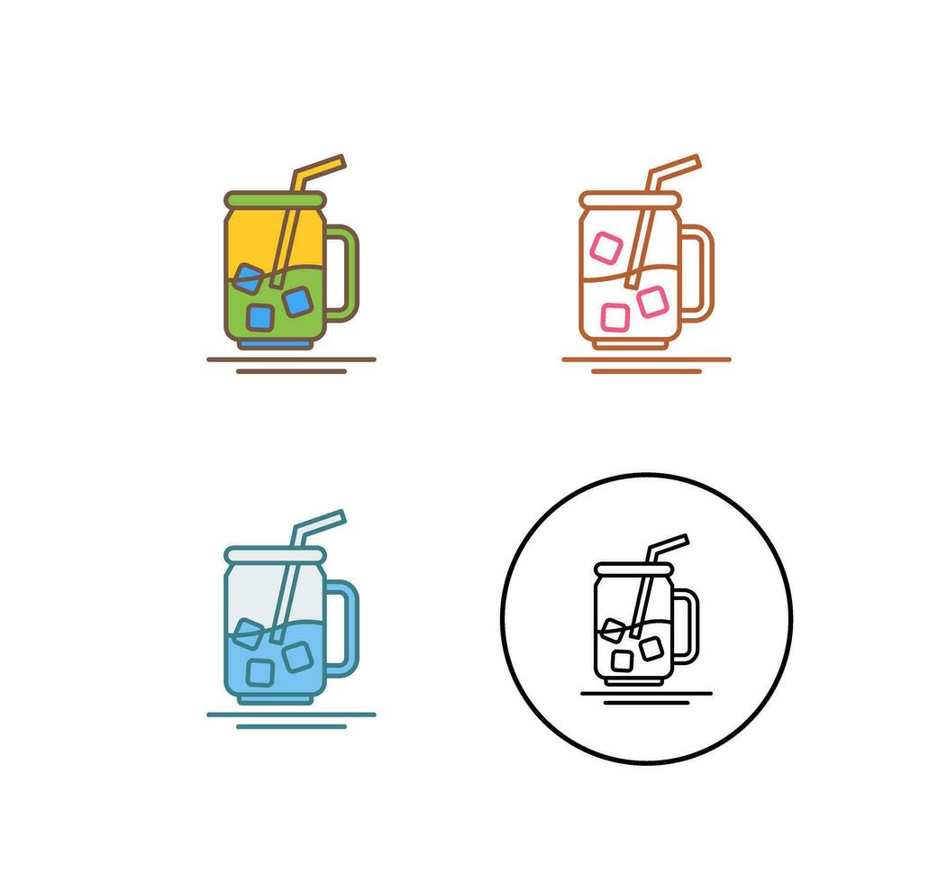 Iced Tea Vector Icon