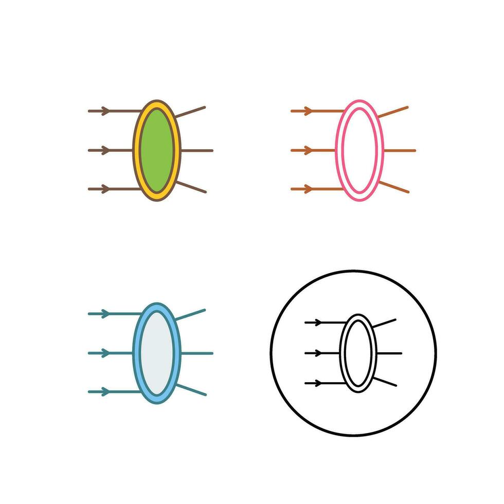 Refraction Vector Icon