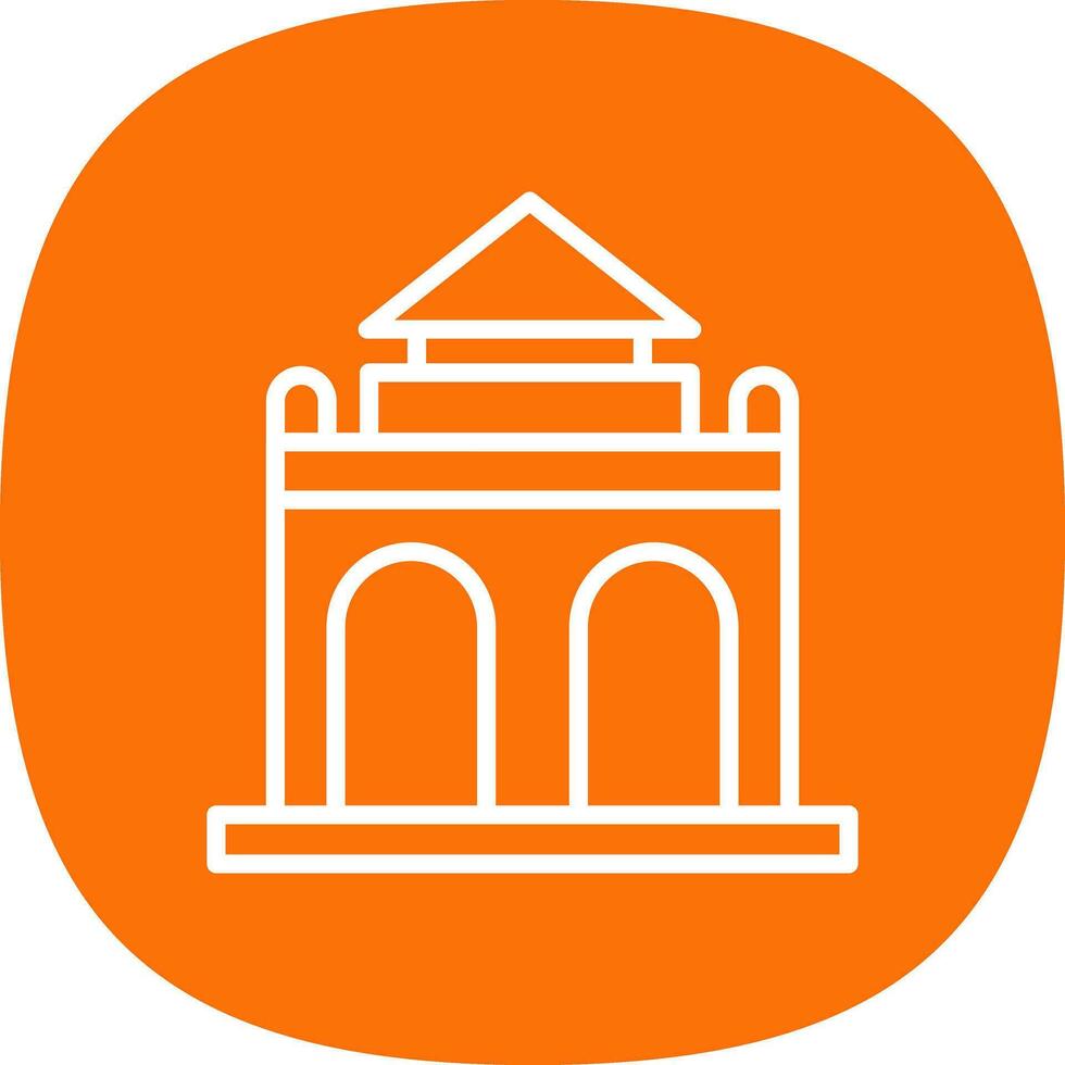 Parc du cinquantenaire Vector Icon Design