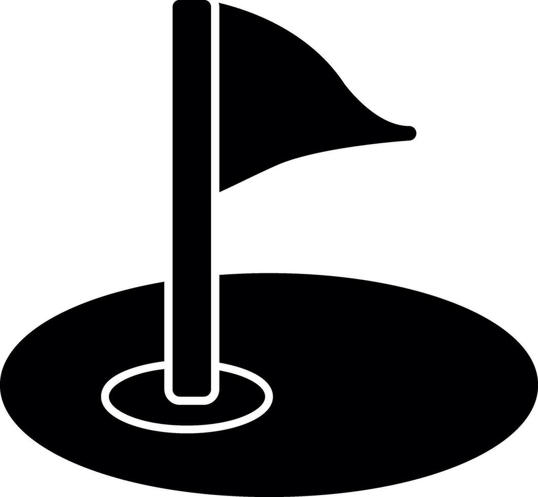 Golf course Vector Icon Design