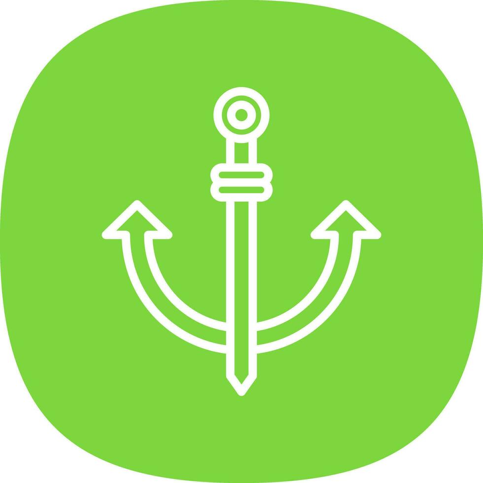 Anchor Vector Icon Design