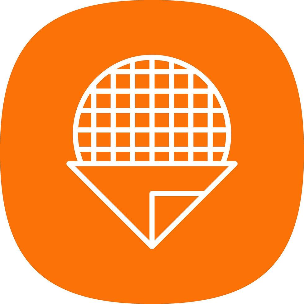 diseño de icono de vector de stroopwafel