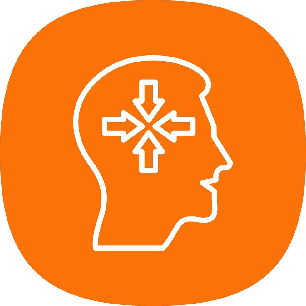 Decreased concentration Vector Icon Design