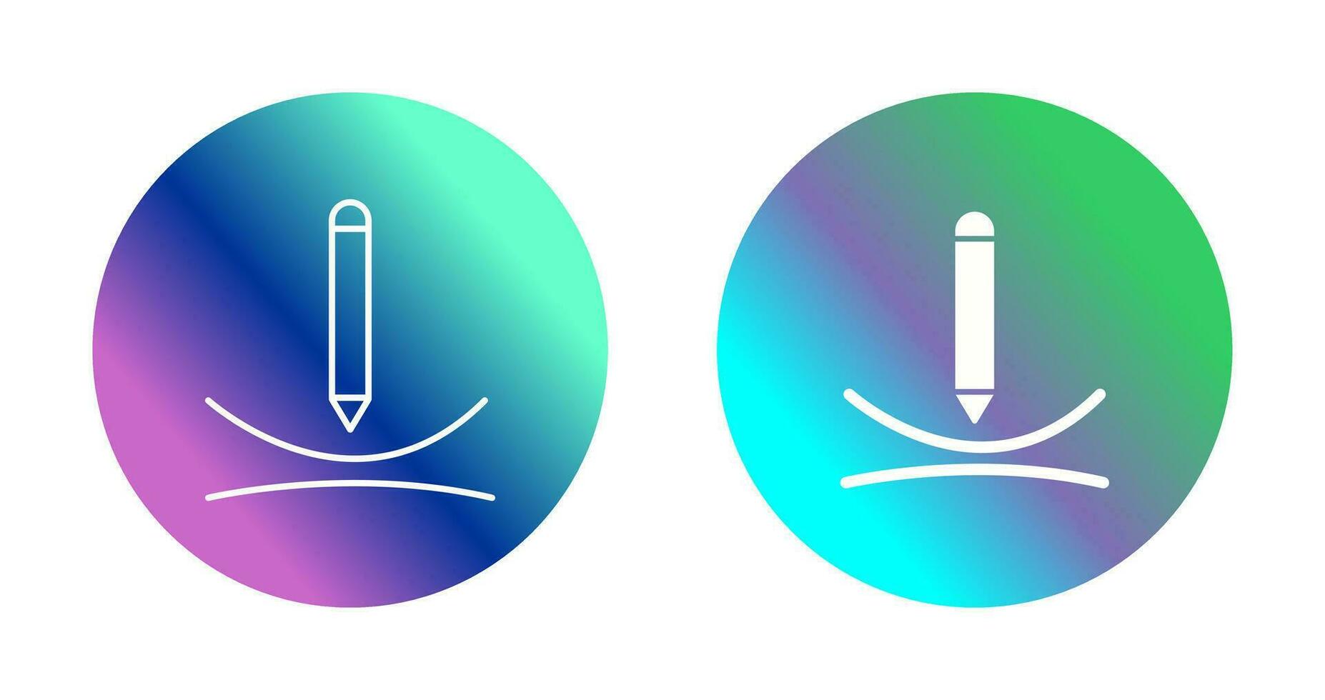 Draw Curve Vector Icon