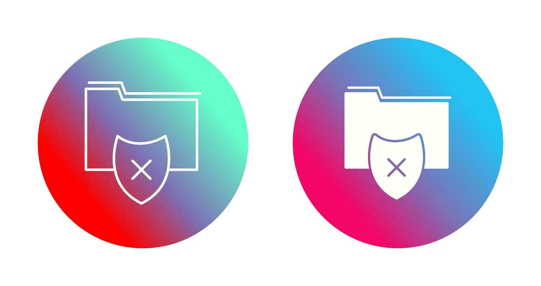 Vulnerable Folder Vector Icon