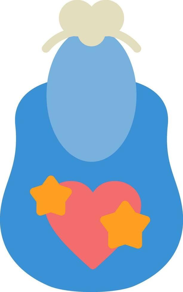 Baby bib Vector Icon Design