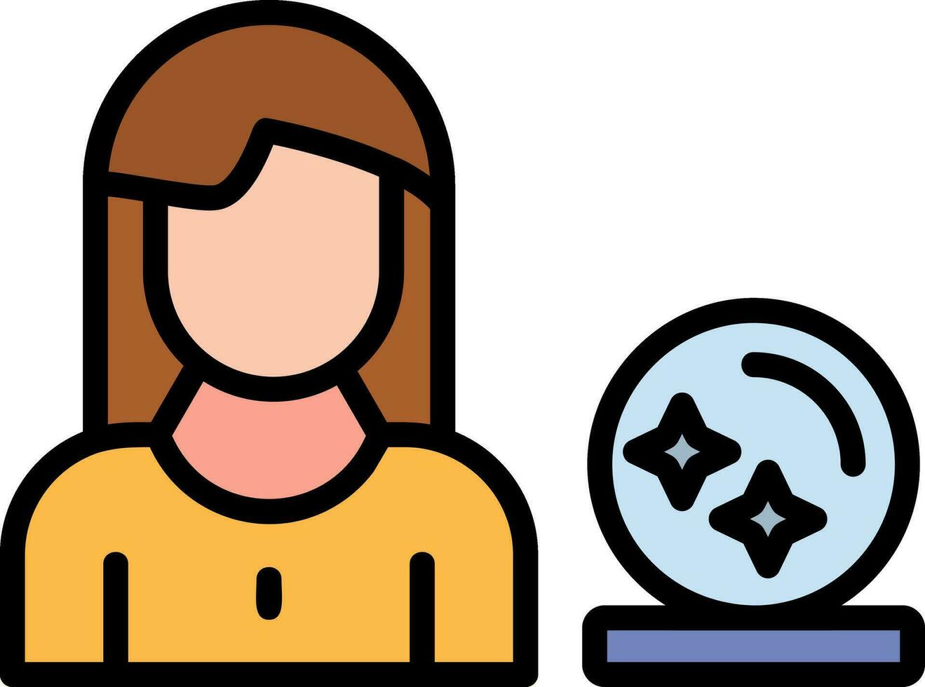 Fortune teller Vector Icon Design