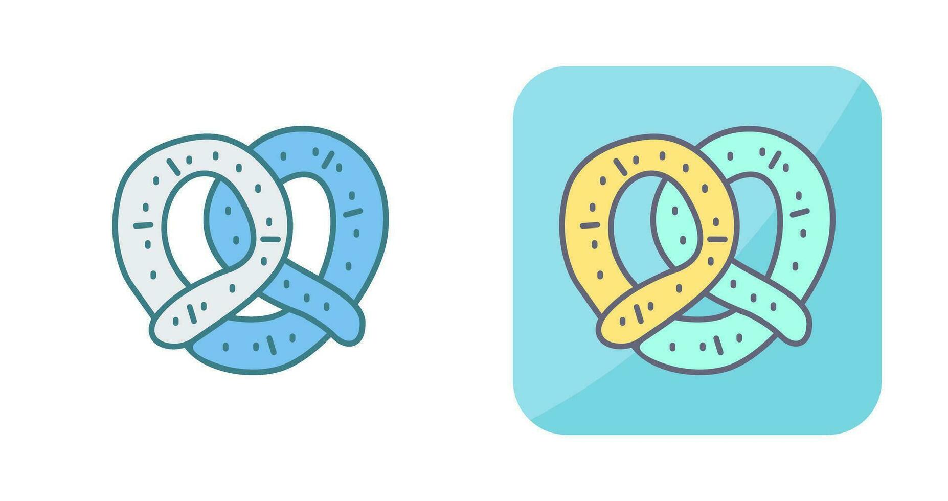 Pretzel Vector Icon