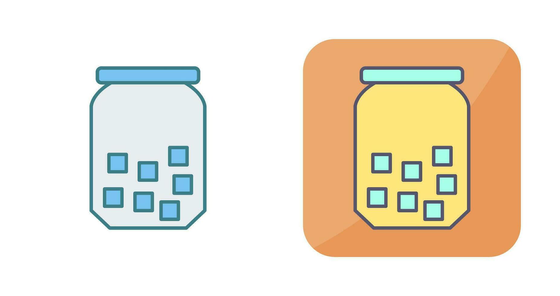 Sugar Bottle Vector Icon