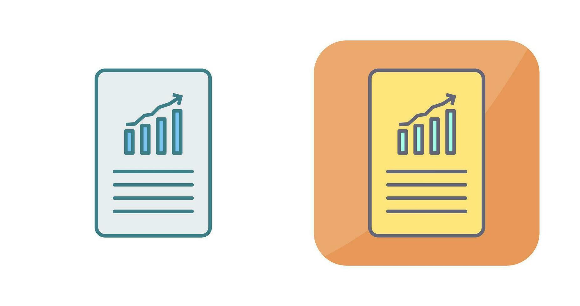 Unique Data Files Vector Icon