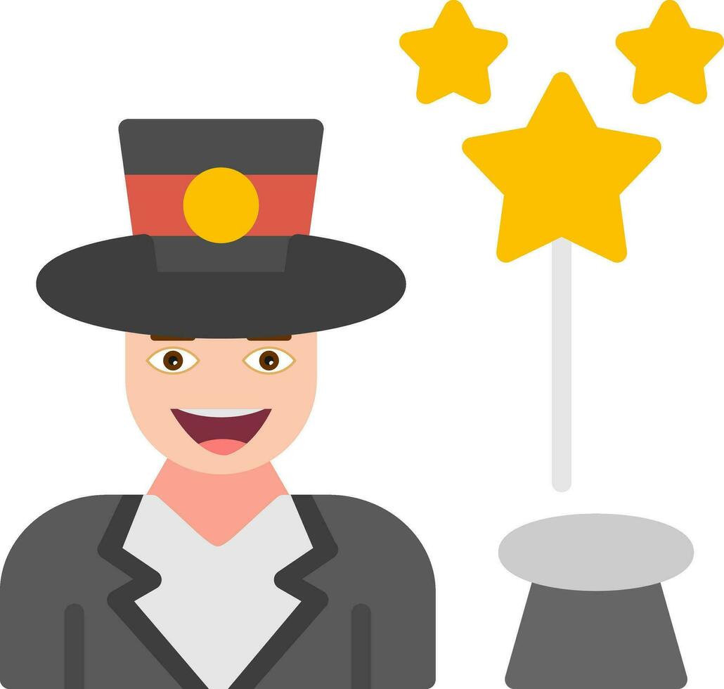 Magician Vector Icon Design